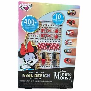 NWT-Never opened. By Disney-Minnie Forever Nail Design Activity Set. 8 + yrs old